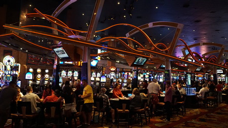 New York New York Hotel and Casino in Las Vegasのeditorial素材