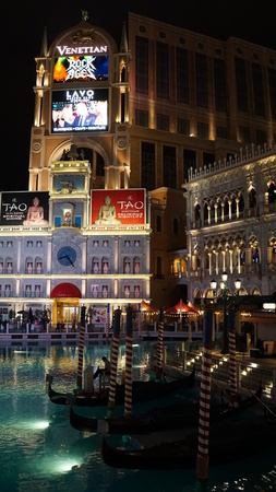 The Venetian Resort Hotel Casino in Las Vegas Nevadaのeditorial素材