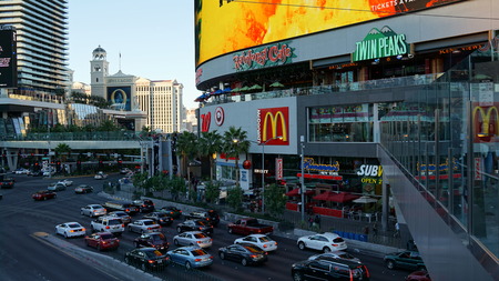Las Vegas Strip in Nevadaのeditorial素材