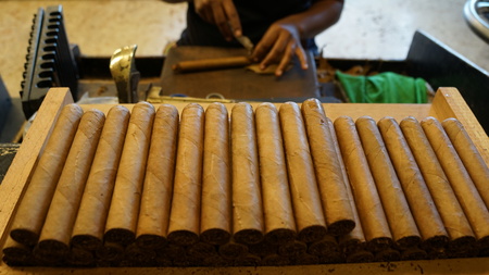 Cigar Factory in La Romana, Dominican Republicのeditorial素材