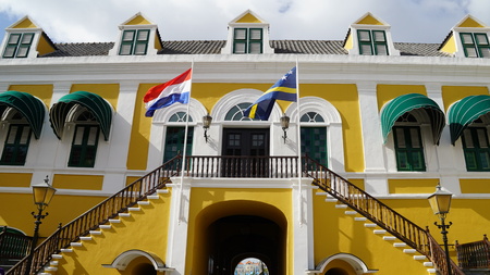Governors Palace in Willemstad, Curacaoのeditorial素材