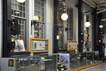 Electric City Trolley Museum in Scranton, Pennsylvaniaのeditorial素材