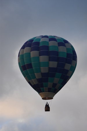 Balloon launch at dawn at the 2016 Adirondack Hot Air Balloon Festivalのeditorial素材