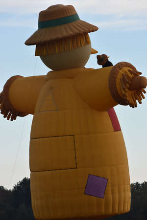 Balloon launch at dawn at the 2016 Adirondack Hot Air Balloon Festivalのeditorial素材