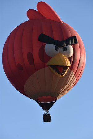 Balloon launch at dawn at the 2016 Adirondack Hot Air Balloon Festivalのeditorial素材