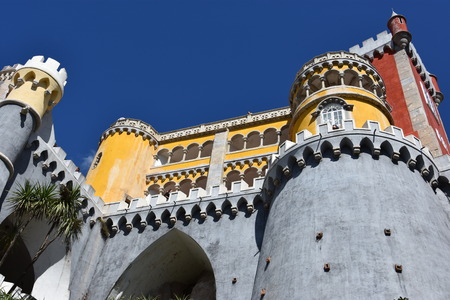 Pena Palace in Sintra, Portugalのeditorial素材