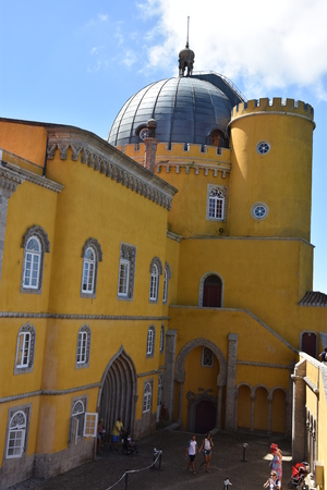 Pena Palace in Sintra, Portugalのeditorial素材