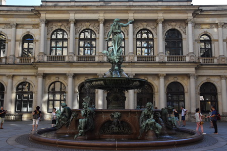 Hamburg Rathaus (City hall or Town hall) in Germanyのeditorial素材