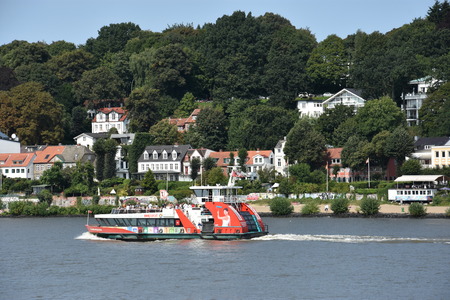 Port of Hamburg in Germanyのeditorial素材