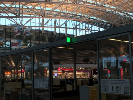 Hamburg Airport (Flughafen Hamburg) in Germanyのeditorial素材