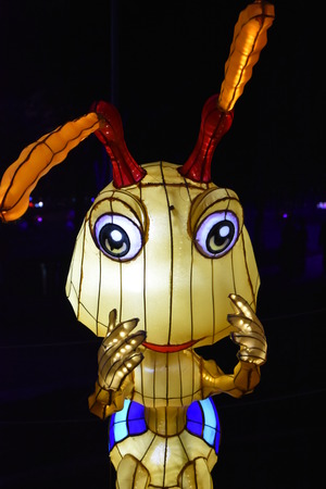 Dubai Garden Glow in Dubai, UAE, as seen on Dec 8, 2016のeditorial素材