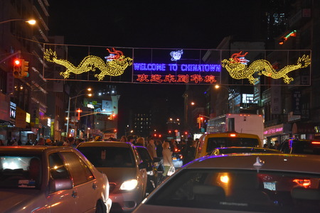 Chinatown in New Yorkのeditorial素材