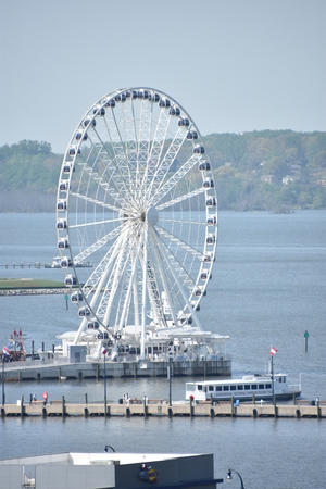 The Capital Wheel at National Harbor in Oxon Hill, Marylandのeditorial素材
