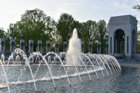 National World War II Memorial in Washington, DCのeditorial素材