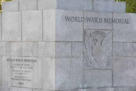 National World War II Memorial in Washington, DCのeditorial素材
