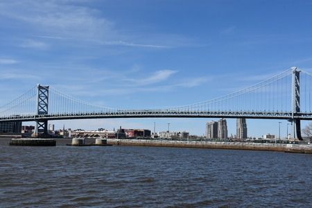 Benjamin Franklin Bridge in Philadelphia, Pennsylvania