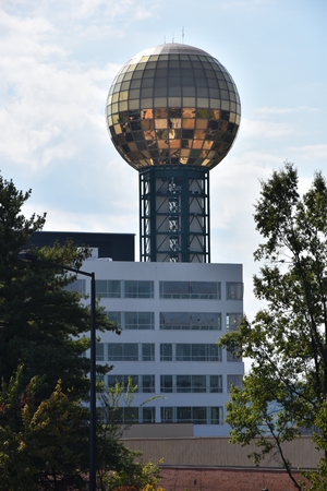 Sunsphere Tower in Knoxville, Tennesseeのeditorial素材