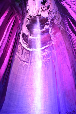 Ruby Falls in Chattanooga, Tennesseeの写真素材