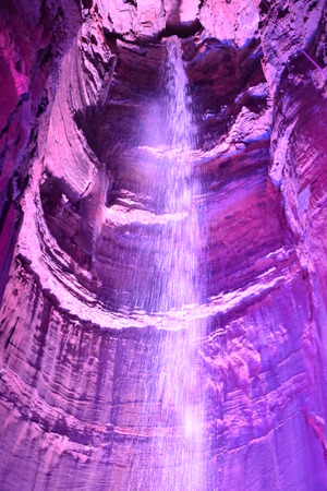 Ruby Falls in Chattanooga, Tennesseeの写真素材
