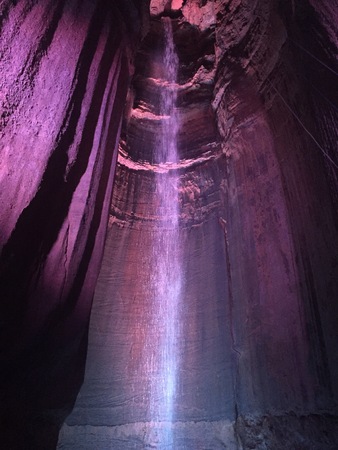 Ruby Falls in Chattanooga, Tennesseeの写真素材