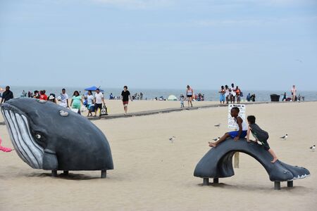 Beach in Ocean City, Marylandのeditorial素材