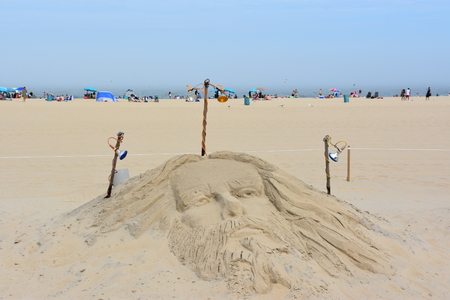 Sandcastle in Ocean City, Marylandのeditorial素材