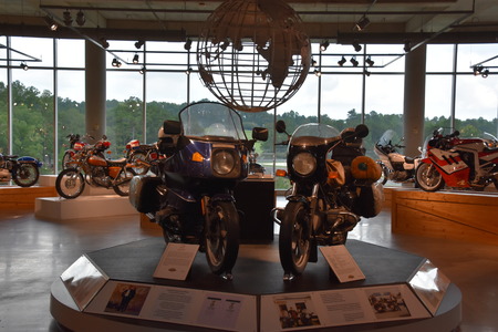 Barber Vintage Motorsports Museum in Leeds, Alabamaのeditorial素材