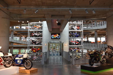 Barber Vintage Motorsports Museum in Leeds, Alabamaのeditorial素材