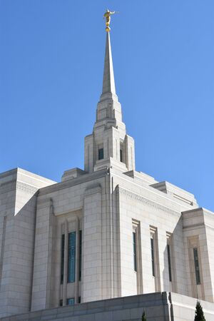 Mormon Temple in Ogden, Utahの写真素材