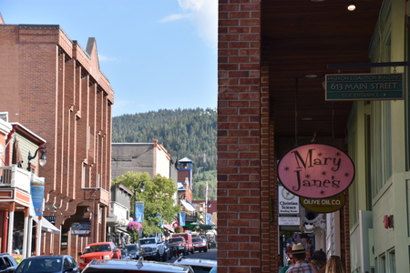 Main Street in Park City, Utahのeditorial素材