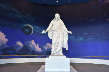 North Visitors Center at Temple Square in Salt Lake City, Utahのeditorial素材