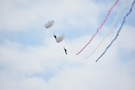 CHICOPEE, MA - JUL 14: Team FastTrax at the 2018 Great New England Airshow at Westover Air Reserve Base in Chicopee, Massachusetts, as seen on July 14, 2018.のeditorial素材
