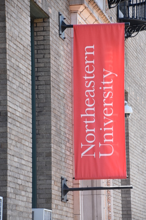 Northeastern University in Boston, Massachusettsのeditorial素材