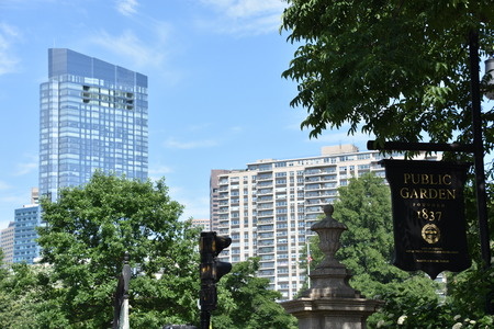 Public Garden in Boston, Massachusettsのeditorial素材