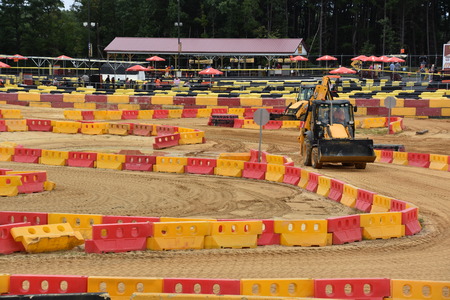 Diggerland USA, the only construction themed adventure park in North America, in West Berlin, New Jerseyのeditorial素材