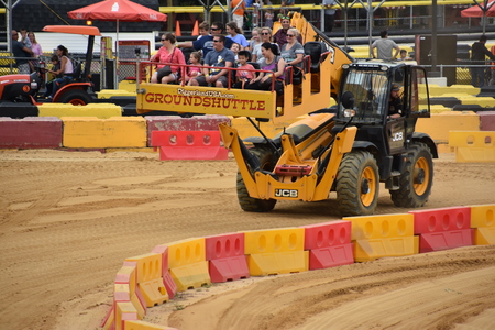 Diggerland USA, the only construction themed adventure park in North America, in West Berlin, New Jerseyのeditorial素材