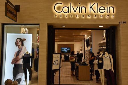 Calvin Klein Performance store at Mall of America in Bloomington, Minnesotaのeditorial素材