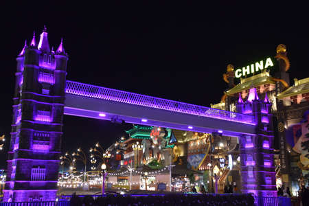 Global Village in Dubai, UAE, as seen on February 18, 2020のeditorial素材