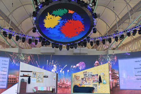 Main stage at Global Village in Dubai, UAE, as seen on February 18, 2020