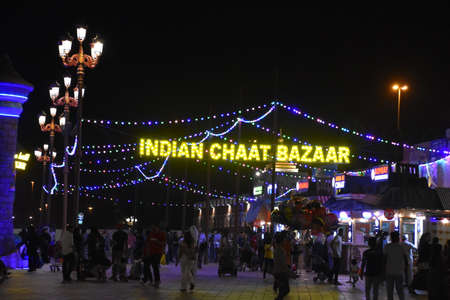 Indian Chaat Bazaar at Global Village in Dubai, UAE