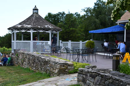 Stonington Vineyards in Stonington, Connecticutの写真素材