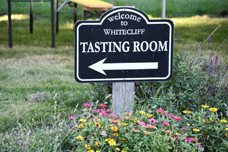Whitecliff Vineyard and Winery in New Paltz, New Yorkの写真素材