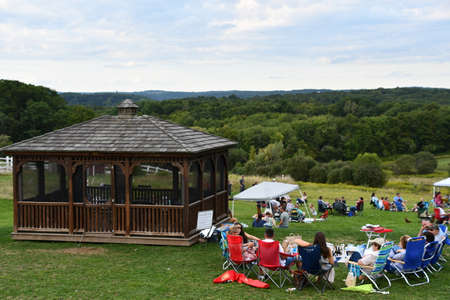 Hawk Ridge Winery in Watertown, Connecticutの写真素材