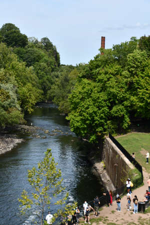 Paterson Great Falls National Historical Park in Paterson, New Jerseyの写真素材