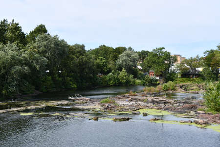 Paterson Great Falls National Historical Park in Paterson, New Jerseyの写真素材