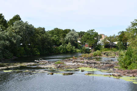 Paterson Great Falls National Historical Park in Paterson, New Jerseyの写真素材
