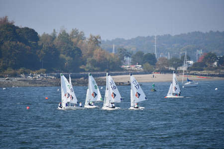 View of Portland Harbor in Maine