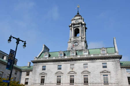 The Portland City Hall in Portland, Maineの写真素材