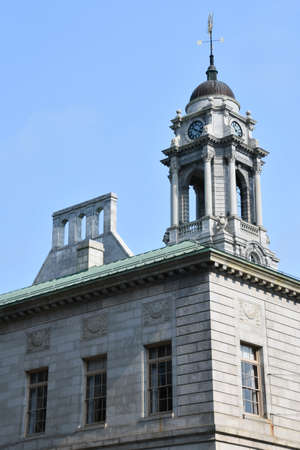 The Portland City Hall in Portland, Maineの写真素材