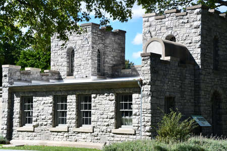 Sonnenberg Gardens & Mansion in Canandaigua, New Yorkの写真素材